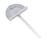 SIXRUN Rapporteur de Gravure sur Bois en Alliage D'aluminium - Rapporteur D'angle Précis pour Règle de Bord de Travail du Bois - Convient aux Amateurs de Travail du - 7,1 X 3,5 X 0,9 Pouces