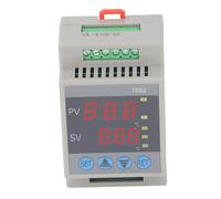 SIXRUN Régulateur de Température DIN Rail 35mm 10K PID | Module Thermostat Numérique AC220V, Boîtier ABS, Sortie Relais 10A, Plage -50 à 120℃, Mode Chauffage Refroidissement Alarme