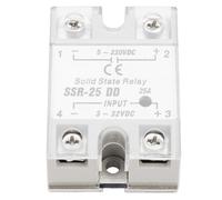 SIXRUN Relais à Semi-conducteurs SSR-25 25A, Module Anti-vibration Haute fiabilité pour L'automatisation Industrielle