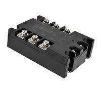 SIXRUN Relais à Semi-conducteurs triphasé, Module contrôlé par SSR 480 VAC DC 3 à 32 V Entrée Thyristor Sortie Commutation de Tension Zéro pour l'éclairage de Contrôle de Température (TSR-100DA-R