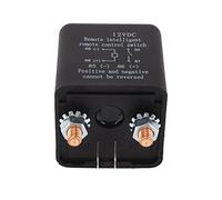 SIXRUN Relais de Commutateur de Télécommande Relais de Commutateur sans Fil 12 V avec Boîtier ABS Bobine de Cuivre Double Télécommande Contact Normalement pour le Contrôle d'accès du Moteur (120A)