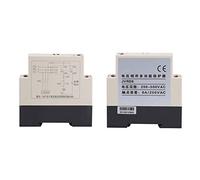 SIXRUN Relais de Protection de Séquence de Phases, 200-500VAC Moniteur | Conception modulaire, Installation sur rail guidé, Détection de perte de phase, Voyants lumineux, Compatible avec moteurs,