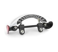 SIXRUN Rétroviseur de Moto Universel, Grand Angle de 180° Réglable, Support de Pare-brise chromé avec Ruban Adhésif pour la Plupart des Croiseurs, Vélos de Sport, Scooters