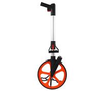 SIXRUN Roue de Mesure de Distance Compteur d'engrenages Mécanique Roue d'arpentage 0 à 9999,9 M 12,2 Pouces en Alliage 'aluminium PC en Nylon avec Réinitialisation du Zéro du Frein pour les