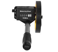 SIXRUN Roue de Mesure Portable, Conception TPR Durable pour une Mesure Précise de la Distance jusqu'à 9999,9 M pour les Géomètres, les Ouvriers du Bâtiment, les Agriculteurs (petite roue)