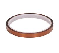 SIXRUN Ruban Haute Température, Adhérence Forte 500G (12mm) | Matériau polyimide, sans adhésif résiduel, haute résistance à la chaleur, idéal pour l\'électronique, emballage isolant