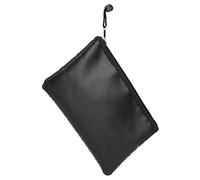 SIXRUN Sac à Documents étanche et Résistant au Feu pour un Usage Domestique, pour Ranger de L'argent et du Passeport, pour Ordinateur Portable, Tissu en Fibre de Verre de Silicone Liquide Noir, 1