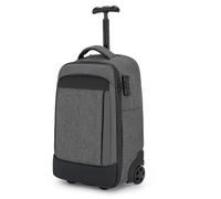 SIXRUN Sac à Dos à Roulettes Sous Vide, Grand Sac à Dos de Voyage étanche avec Roues et Serrure Antivol à Code pour Usage Professionnel et Quotidien (GREY)