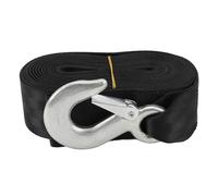SIXRUN Sangle de Treuil Robuste, 7,5 m x 47 mm, Capacité 1587,6 kg, avec Crochet Galvanisé, pour Voiture, SUV, Bateau, Remorque, Jetski