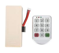 SIXRUN Serrure électronique Codée sans clé, Serrure par Mot de Passe de Haute sécurité pour Armoire et Table de Chevet, Armoire, Tiroir de Sauna, Matériau ABS