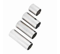 SIXRUN Set de Slide de Guitare en Acier Inoxydable, 4 Barres de Précision