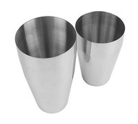SIXRUN Shaker à Cocktail en Acier Inoxydable, 800 et 600 Ml Capacité Isolée Double Murn Design élégant et sophistiqué Look Shaker Cocktail Tin