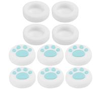 SIXRUN Silicone Griffes pour Chat pour Switch Lite, 16g (Green Claws on | Capuchons de Joystick mignons, couvercles de bâton analogiques doux et antidérapants, conception de décalcomanie de patte