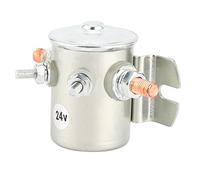 SIXRUN Solénoïde pour Pièces Automobiles étanches, Relais de Démarreur de Moteur Hydraulique Durable pour L'électronique Automobile, 24 V, en Acier Inoxydable, 1 Paquet