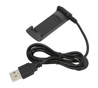 SIXRUN Station de Charge USB pour Fenix 2 Tactix, Noir | Longueur de câble de 1 m/3,3 pieds, sortie d\'entrée 5 V 1 A, matériau PVC ABS, adaptateur secteur portable, berceau de