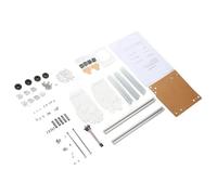 SIXRUN Support de Boîtier pour Ordinateur ITX, Banc d'essai en Alliage d'aluminium pour Les Constructions de Bricolage, Excellente Dissipation Thermique et Gestion de l'espace (Silver)