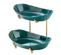 SIXRUN Support de Bol à Fruits en Acrylique élégant à 3 Niveaux pour Comptoir de Cuisine Panier à Fruits Durable avec Bols de Service Solution Peu Encombrante pour Buffet de Fête de Mariage pour la