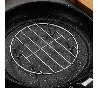 SIXRUN Support de Grille de Cuisson Robuste en Acier Inoxydable pour Autocuiseur, Support de Dessous de Plat de qualité Alimentaire pour la Cuisson, le Refroidissement, la à la Vapeur, Tailles 6",