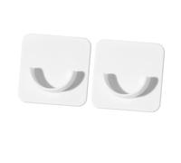 SIXRUN Support de Tige de Tension Adhésive Stable pour Rideau de Douche, Installation Facile avec Adhésif Fort, Montage sans Trace