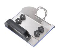 SIXRUN Support pour Meuleuse D'angle, Outil à Chanfreiner les Carreaux à 45 Degrés pour Couper la Céramique et la Pierre avec Système de Serrage sécurisé, pour Disqueuse Type 100.