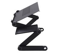 SIXRUN Table pour Ordinateur Portable, Support Pliable Réglable en Alliage D'aluminium, Bureau Compact de Haute dureté pour Dortoir de Bureau à Domicile, Table PC 16,5" X 10,2"