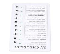 SIXRUN Tableaux de Notes de Tableau de Tâches, Planificateur Détachable en PVC avec Suivi Visuel des Tâches, Outil de responsabilité Amusant pour la Planification Quotidienne des Enfants 7,9 X 4,7