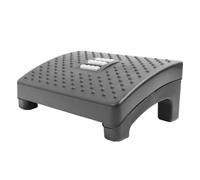 SIXRUN Tabouret Repose-pieds Roulant Antidérapant, Texture Douce, Tabouret Confortable Sous le Bureau pour le Bureau et la Maison (BLACK)