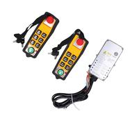 SIXRUN Télécommande de Grue sans Fil ABS, Télécommande Industrielle, 800 MHz, Portée de 100 M, Boutons étanches pour Convoyeur de Levage, Opérateurs de Machines Minières CNC (ABS2)