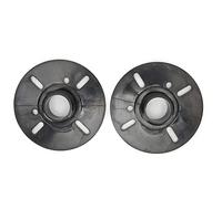 SIXRUN Tête d'entraînement de Tweeter 2 Pièces, Adaptateur d'aigus ABS pour Haut-parleurs, Distribution Sonore Uniforme et Installation Facile pour Les Concerts