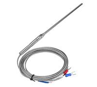 SIXRUN Thermocouple de Type K, Sonde de 150 Mm, Capteur de Température avec Connecteurs à Bornes pour une Réponse Rapide et des Performances Stables, 0 à 400℃ (#3)