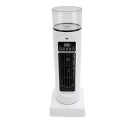 SIXRUN Ventilateur de Bureau sans Pales avec Télécommande et 6 Vitesses, Ventilateur Colonne Silencieux, Humidificateur avec Veilleuse 7 Couleurs