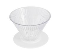 SIXRUN Verseuse à café Filtre, Légère en PC Compatible avec le Modèle V02 pour un café Riche et Doux, pour la Maison, le Bureau et le Camping