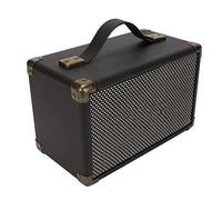 SIXRUN Vintage Bluetooth Speaker, M3 Cuir Rétro Commande par Molette