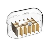 SIXRUN Vitrine de Rangement de Rouge à Lèvres, Boîte de Rangement de Cosmétiques, Boîte de Rouge à Lèvres de Maquillage Anti-poussière, Organisateur de Dortoir de Bureau pour Chambre à