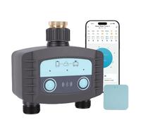 SIXRUN WiFi Water Timer Gateway Kit, Smart Irrigation Controller Set RF Wireless Technology Remote Control for Garden Lawn Sprinkler System