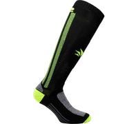 Sixs Mot 2, chaussettes fonctionnelles 36/39 Noir/Jaune Néon Noir/Jaune Néon
