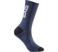 Sixs Short Logo V2, chaussettes fonctionnelles unisexes 40-43 EU Bleu Bleu