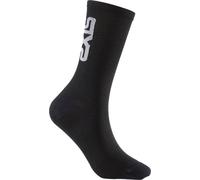 Sixs Short Logo V2, chaussettes fonctionnelles unisexes 44-47 EU Noir Noir