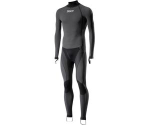 Sixs STX High Neck R V2 4-Season, combinaison fonctionnelle unis XS/S Noir/Gris Noir/Gris