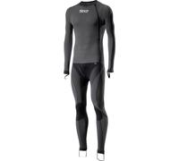 Sixs STX R V2 4-Season, combinaison fonctionnelle unisexe M/L Noir/Gris Noir/Gris