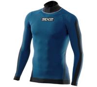SIXS T-Shirt sous-Vêtements Roulé Manches Longues Bleu TS3 Taille M/L (