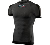 Sixs TS1, chemise fonctionnelle à manches courtes unisexe 3XL/4XL Noir Noir
