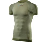 Sixs TS1, chemise fonctionnelle à manches courtes unisexe 3XL/4XL Vert Foncé Vert Foncé