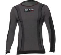 Sixs TS2W, chemise fonctionnelle à manches longues XS/S Noir/Rouge Noir/Rouge