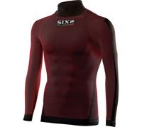 Sixs TS3, chemise fonctionnelle 3Xl/4XL Rouge Foncé/Noir Rouge Foncé/Noir
