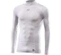 Chemise de base à manches longues col montant SIXS TS3 V2 4 saisons Argent/BlancM/L Argent,Blanc