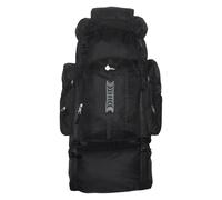 SiXsigma Sports Sac à dos de randonnée XL 120 L pour randonnée, camping, festival, voyage, Noir , 120 Litre