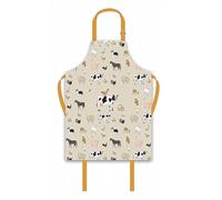 SiXsigma Sports Tablier en coton - Cadeau de pâtisserie et de cuisine mignon pour femme, maman, épouse, petite amie ou grand-mère - Grande poche, idéal pour la cuisine, le barbecue et le barbecue,