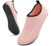 Sixspace Chaussures de bain pour homme et femme - Séchage rapide - Chaussures de natation - Chaussures de plage - Chaussures aquatiques - Chaussures de surf légères en néoprène - Taille 34-47, Rose