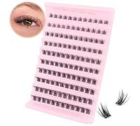 Sixstarhair Extension Cils Faux Cils Individuel Natural Cluster Lashes 120 PCS Extension de Cils Professionnel DIY Individual Eyelashes 8-16mm Cils Extension